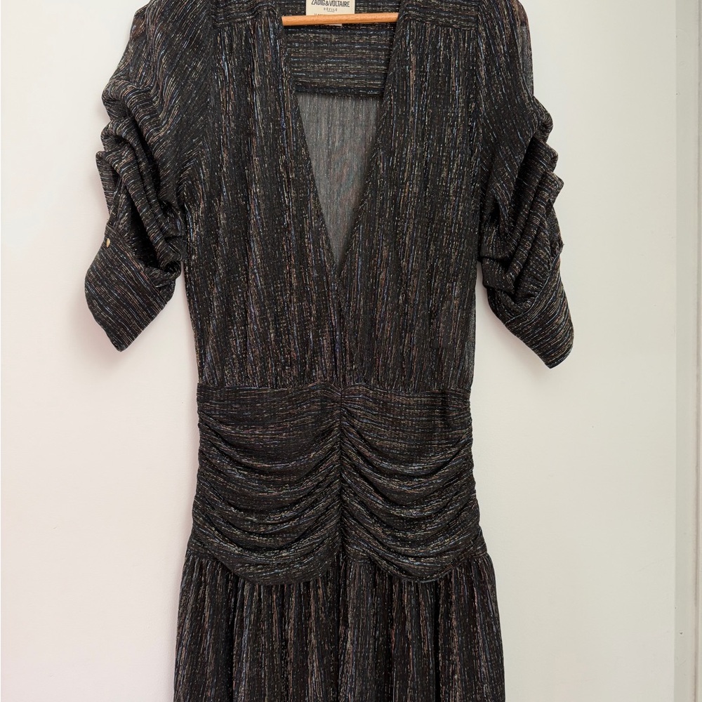 Zadig & Voltaire Black Shimmer Dress